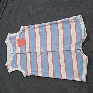 Carter's - Boys' Striped Tank Romper with Snaps